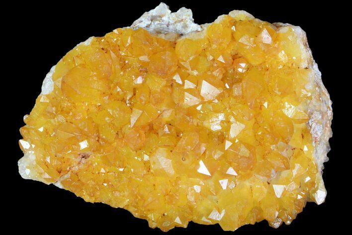 Orange Quartz Crystal Cluster - Diamond Hill, SC #81311